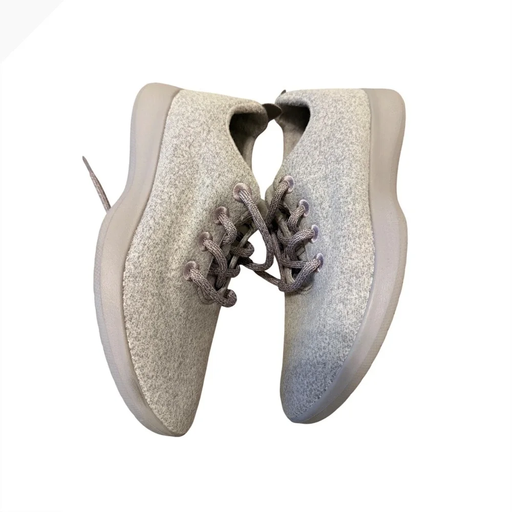 Allbirds Women Wool Runners‎ Grey Heather Merino Wool Sneakers Shoes Size W8